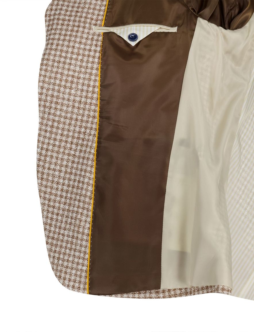 Scotland Blue Grou jacket drop 7,5 bruin wit