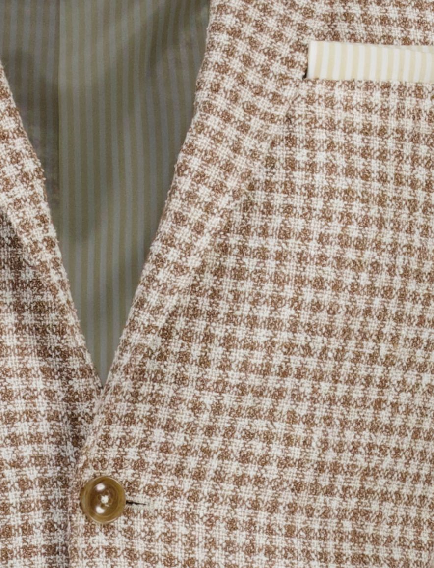 Scotland Blue Grou jacket drop 7,5 bruin wit