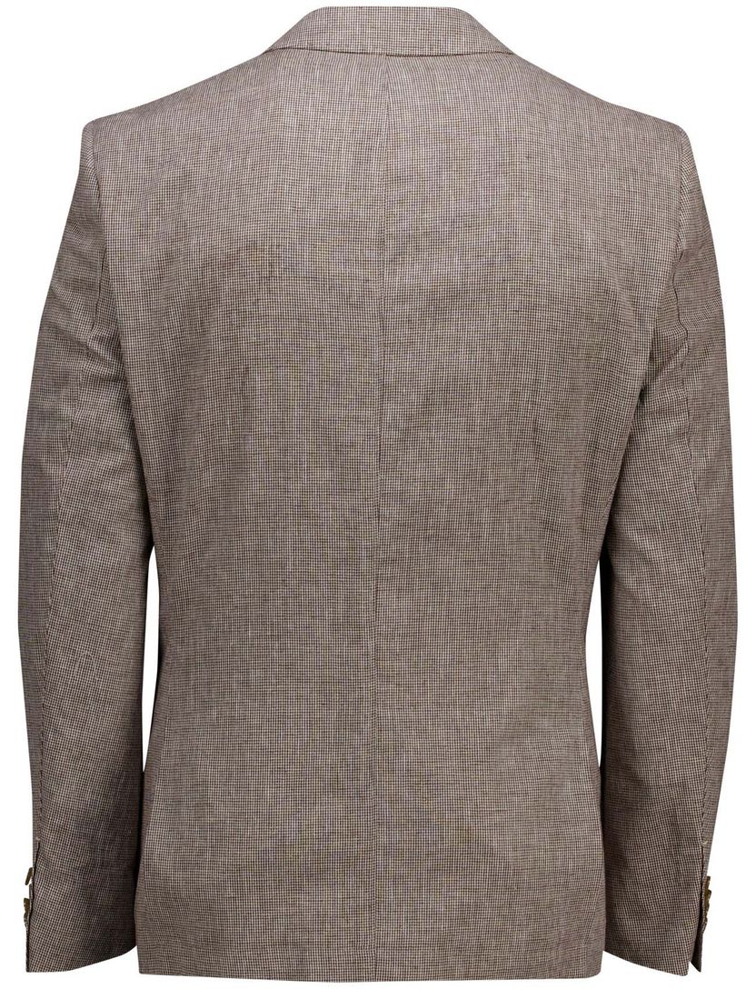 Scotland Blue half jacket drop 7,5 colbert bruin linnen