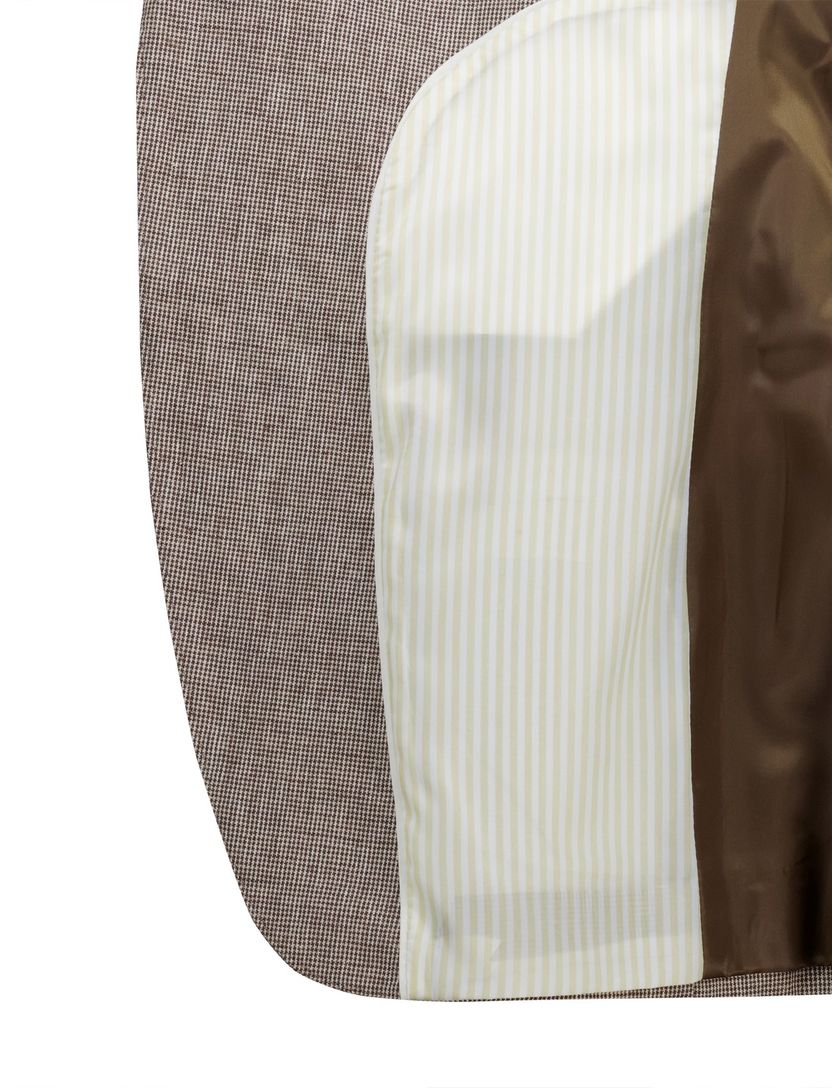 Scotland Blue half jacket drop 7,5 colbert bruin linnen