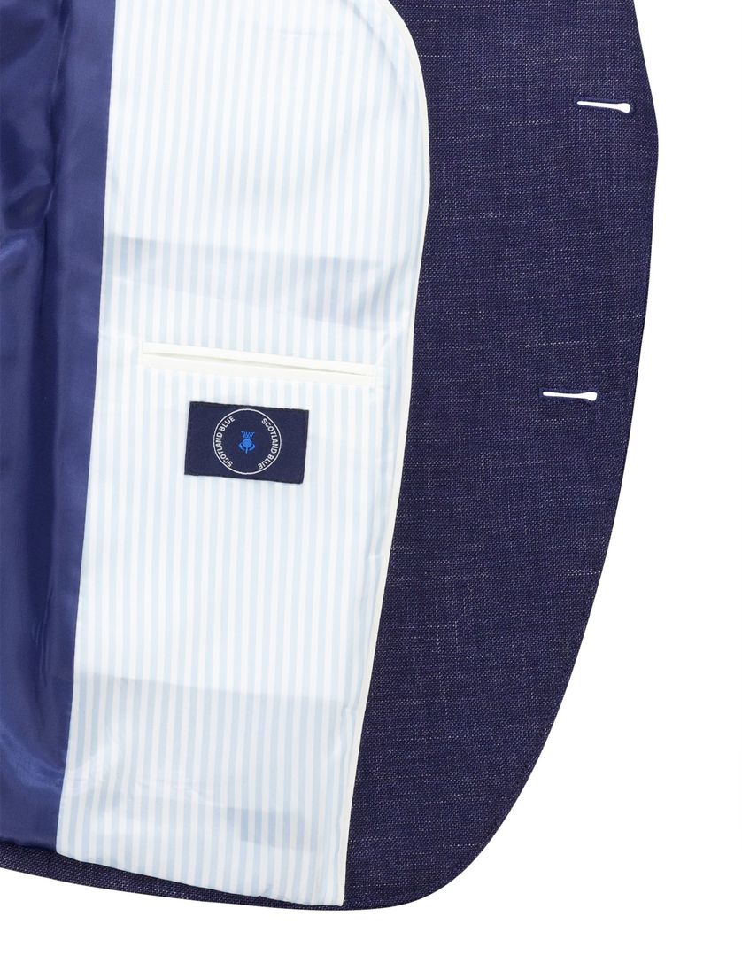 Scotland Blue colbert donkerblauw half jacket drop 7.5