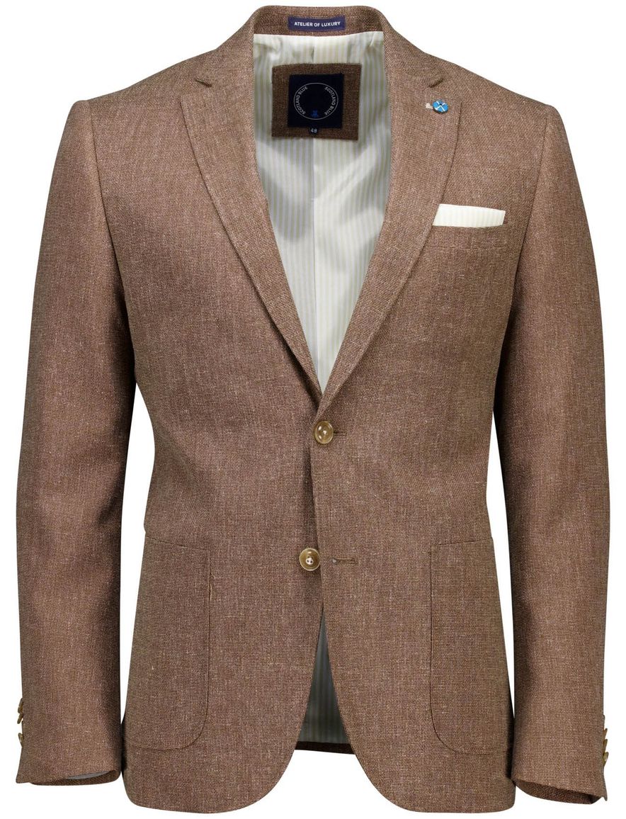 Scotland Blue colbert bruin leek jacket drop 7.5