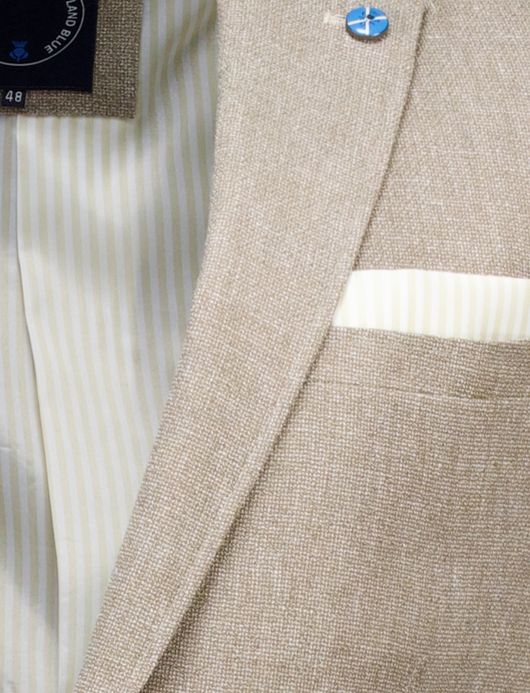 Scotland Blue colbert Leek Jacket Drop beige