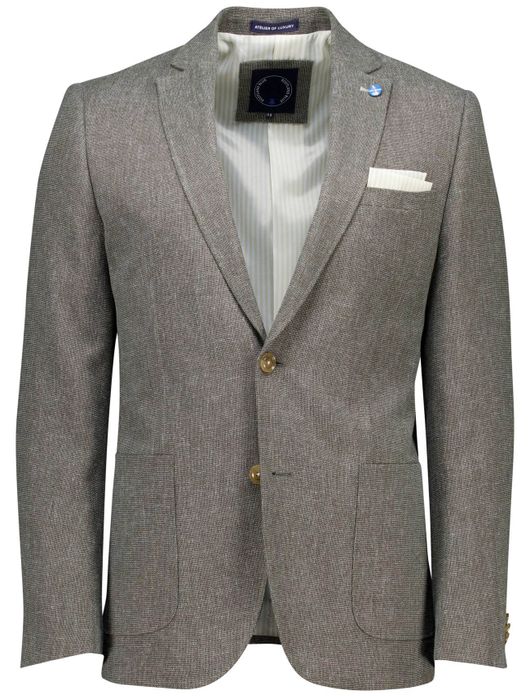 Scotland Blue colbert groen leek jacket drop 7.5