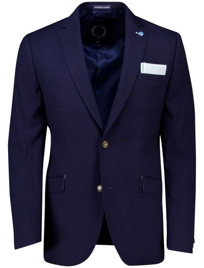 Scotland Blue Scotland Blue Jacket Drop 7,5 navy effen normale fit