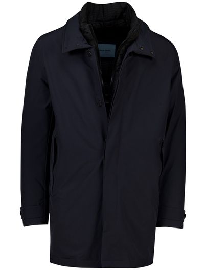 Pierre Cardin Pierre Cardin Winterjas navy Modern Fit hoge hals modern fit