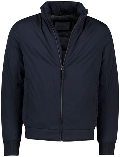 Pierre Cardin Pierre Cardin winterjas blauw waterdicht hoge hals polyester