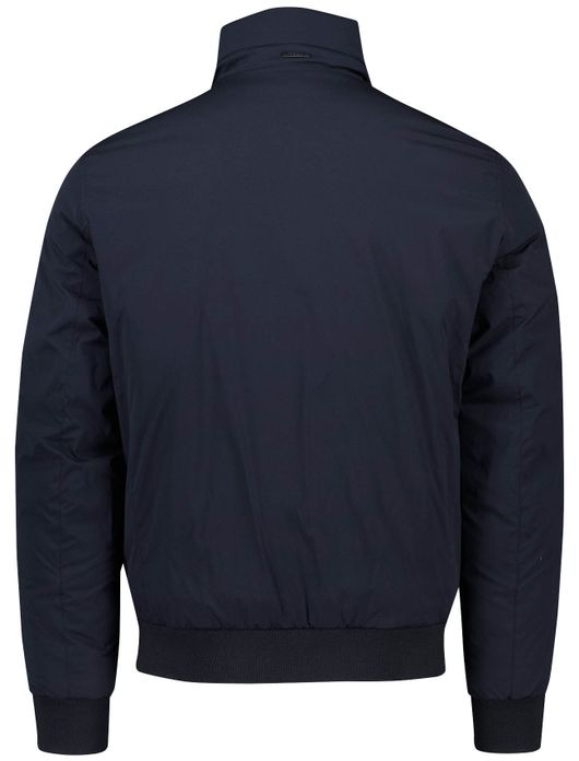 Pierre Cardin winterjas blauw waterdicht hoge hals