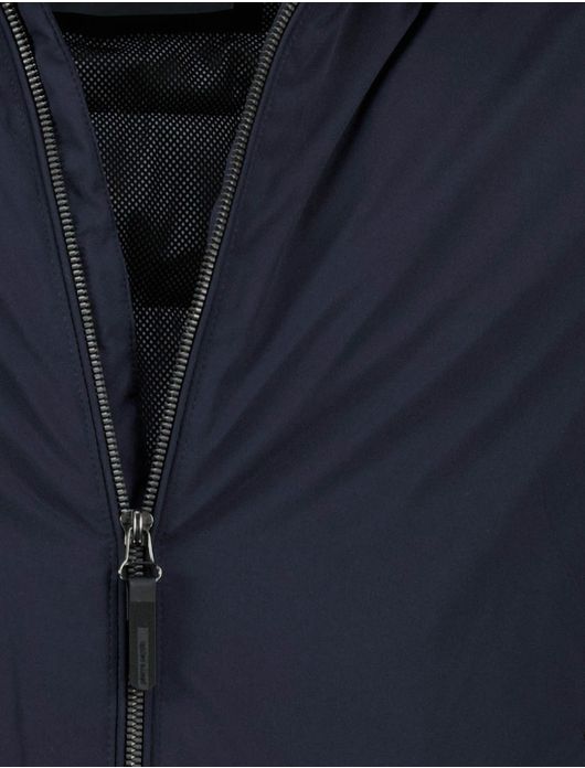 Pierre Cardin winterjas blauw waterdicht hoge hals