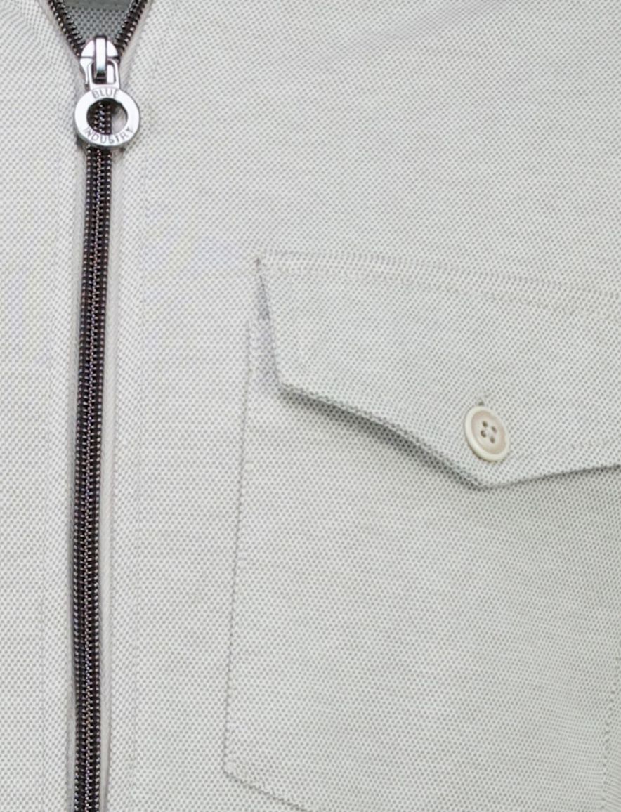 Blue Industry overshirt grijs