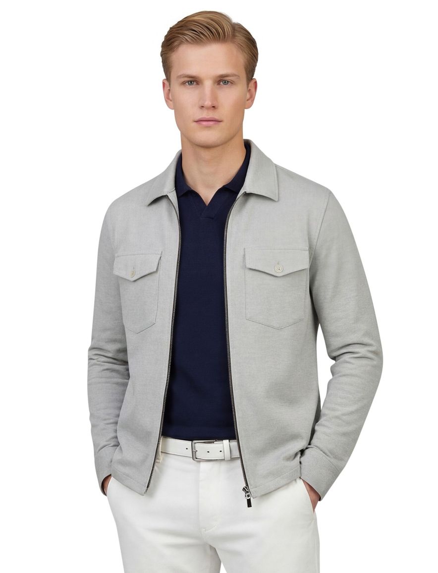 Blue Industry overshirt grijs