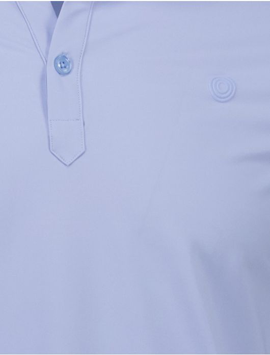 poloshirt korte mouw lichtblauw Blue industry