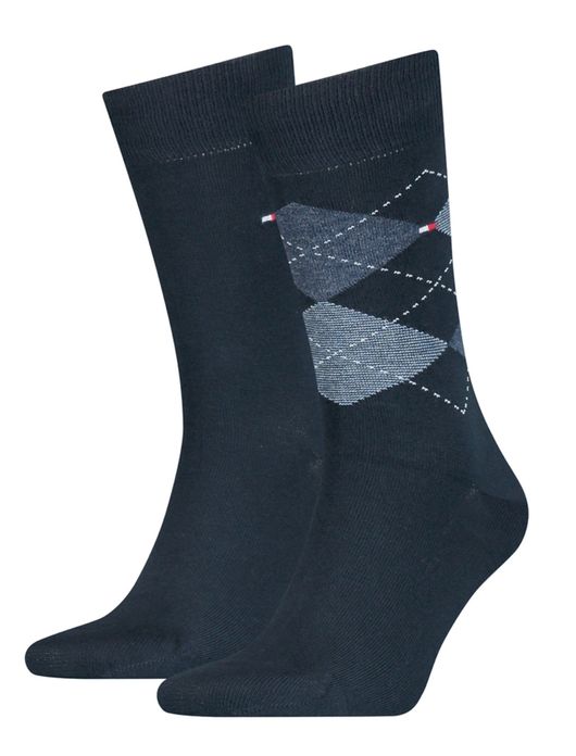Tommy Hilfiger sokken 2-pack dark navy
