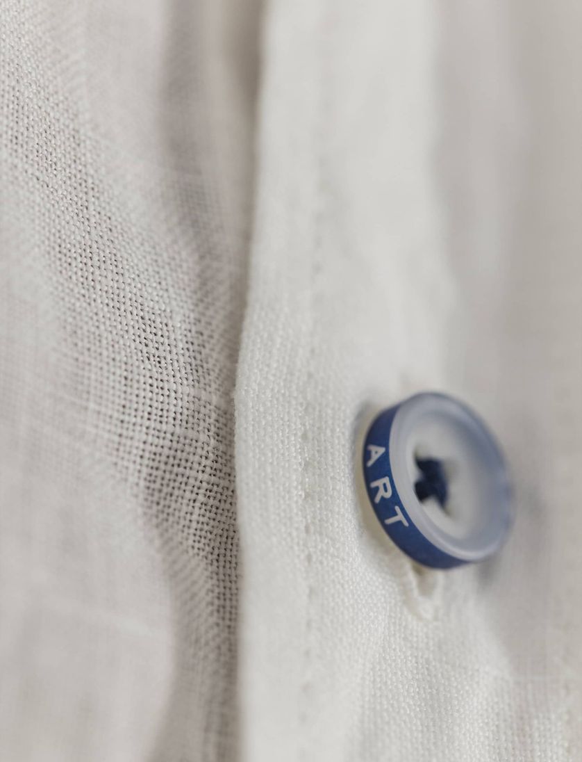 State of Art overhemd wit effen linnen