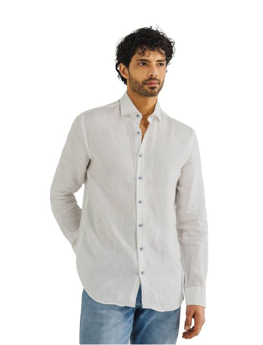 State of Art overhemd wit effen