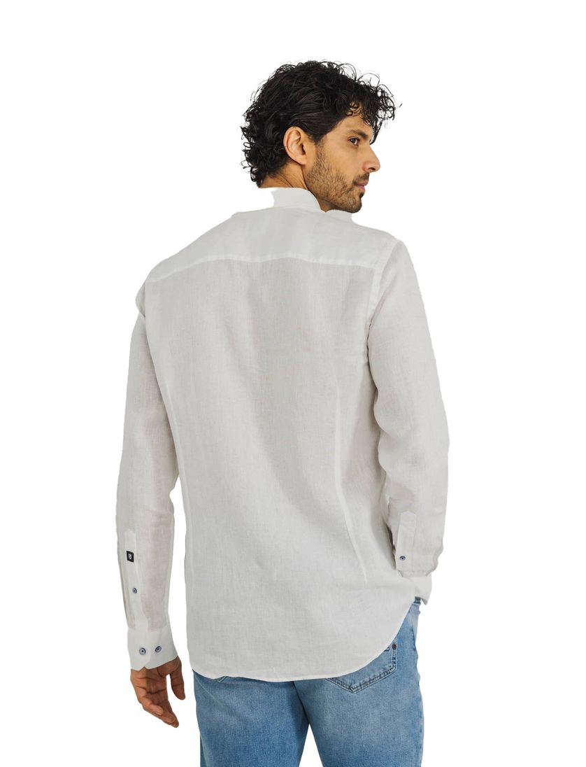 State of Art overhemd wit effen linnen