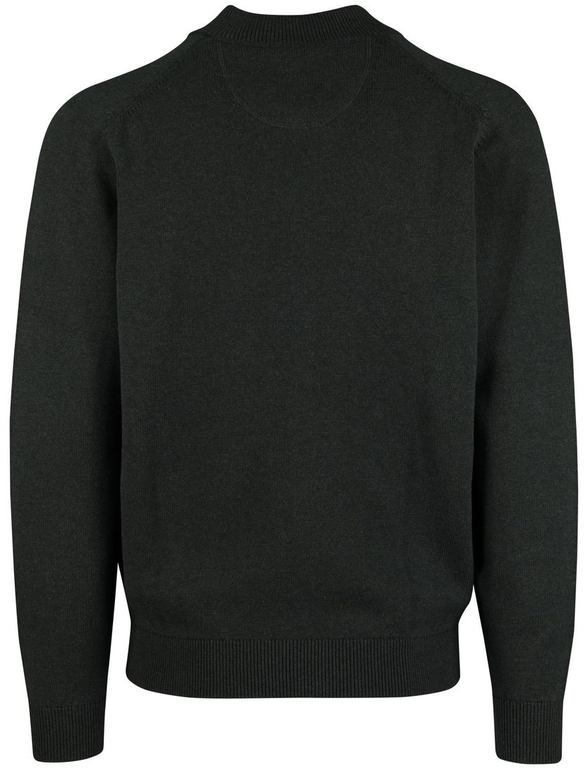 vest Fynch hatton groen katoen