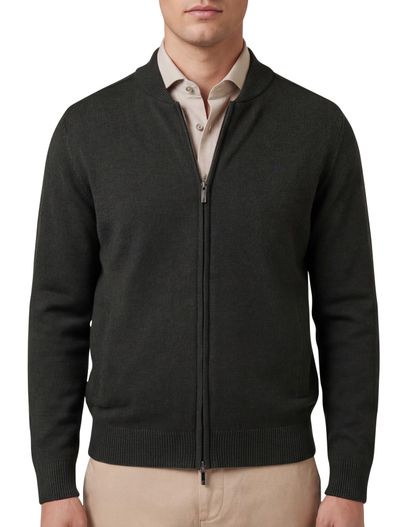 Fynch Hatton Fynch Hatton vest groen zacht