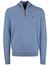 Fynch Hatton half zip blauw lamswol