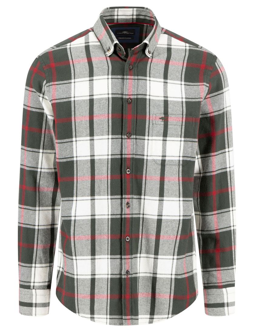 casual overhemd Fynch Hatton groen