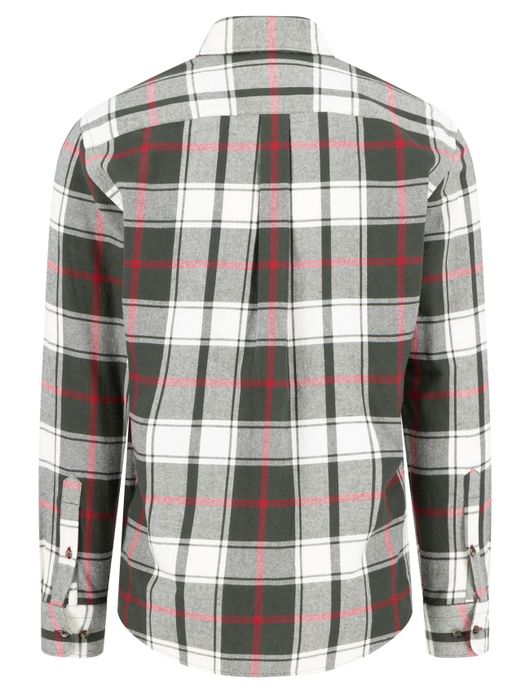 Fynch Hatton casual overhemd groen