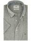 overhemd Fynch Hatton casual korte mouw groen