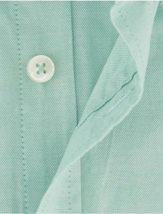 Fynch Hatton Premium Oxford overhemd groen katoen