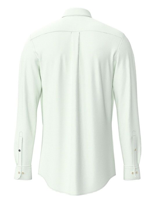 Fynch-Hatton overhemd groen Classic Oxford Mix geruit