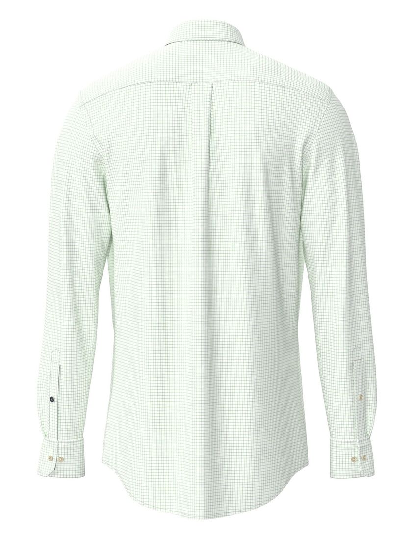 linnen Fynch-Hatton overhemd groen geruit