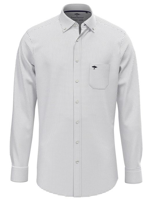 Fynch Hatton casual overhemd wit