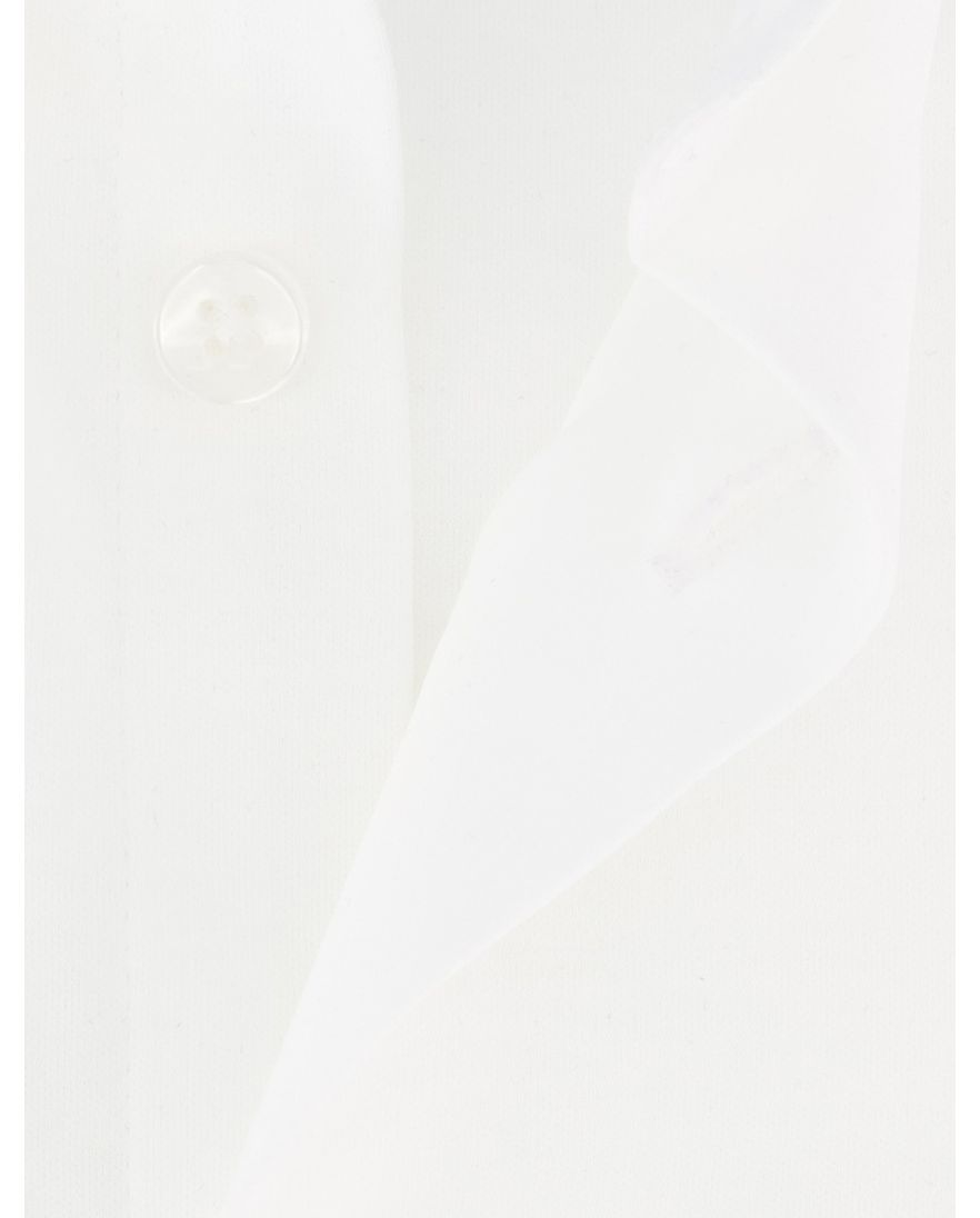 Ledub overhemd wit modern fit effen