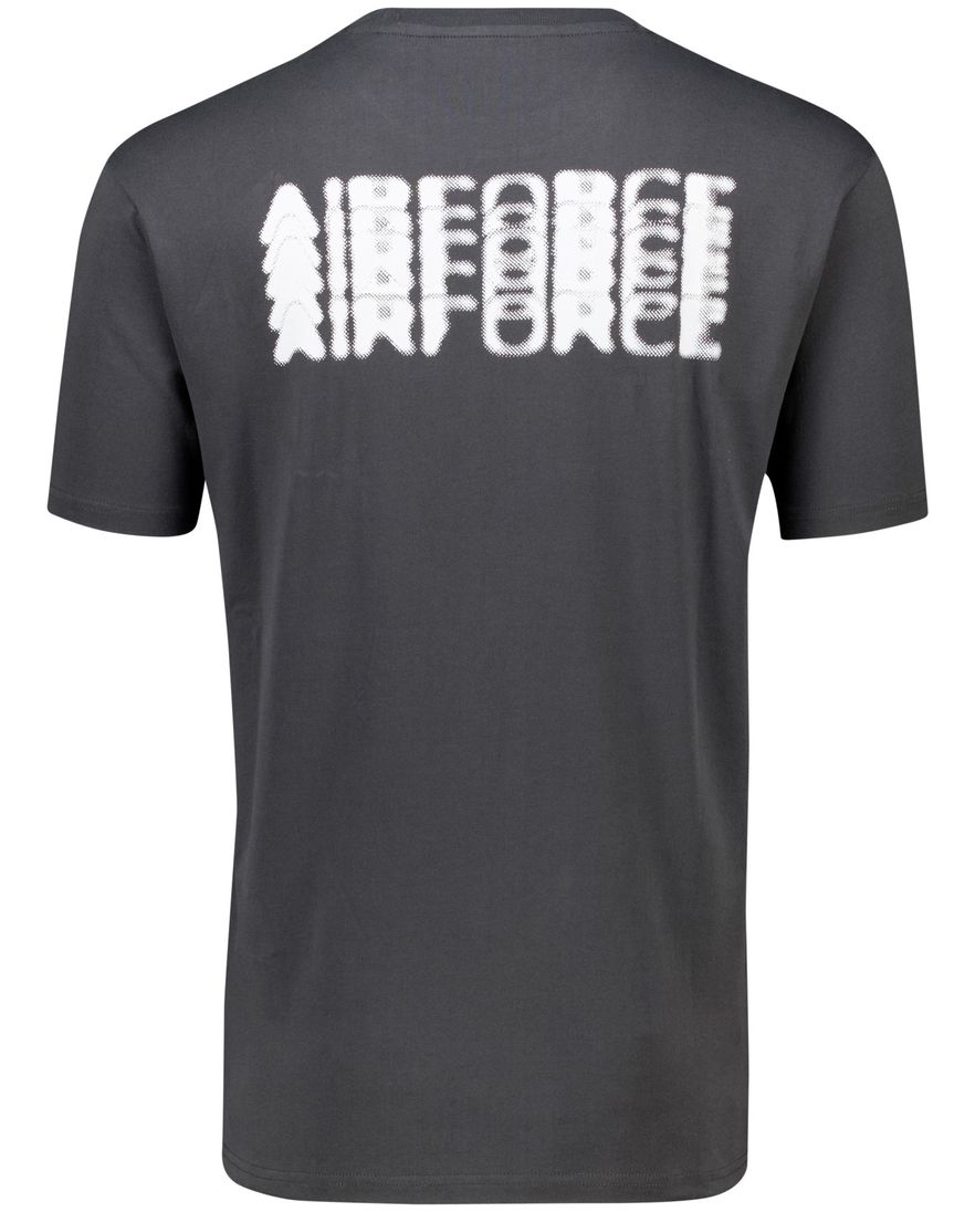 Airforce T-shirt antraciet effen