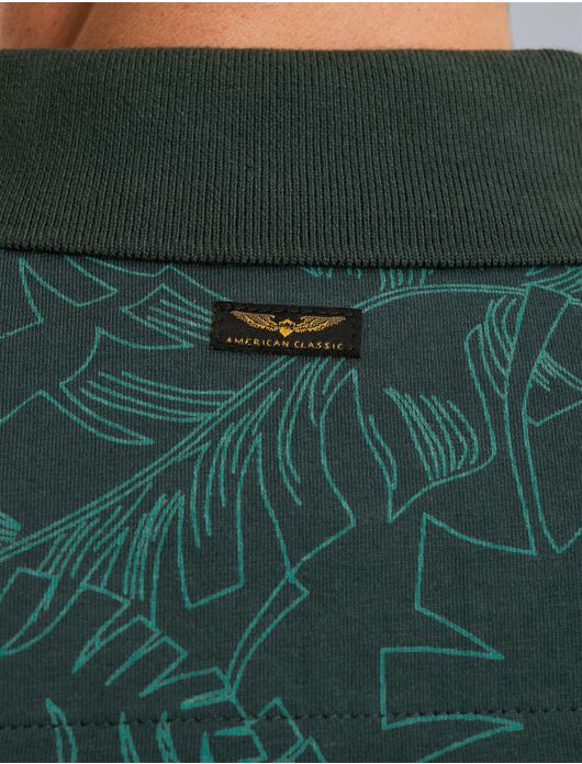 PME Legend polo groen print