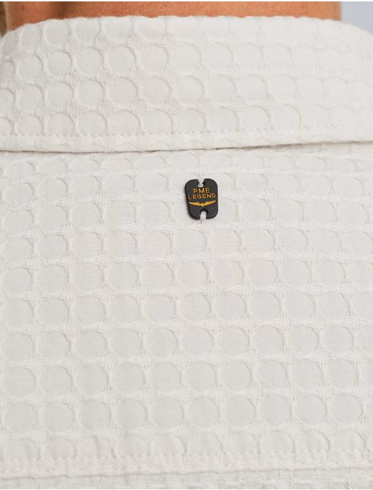 PME Legend overhemd korte mouw beige