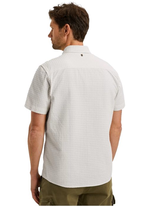 PME Legend overhemd korte mouw beige