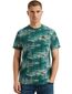 katoenen PME Legend T-shirt groen print normale fit
