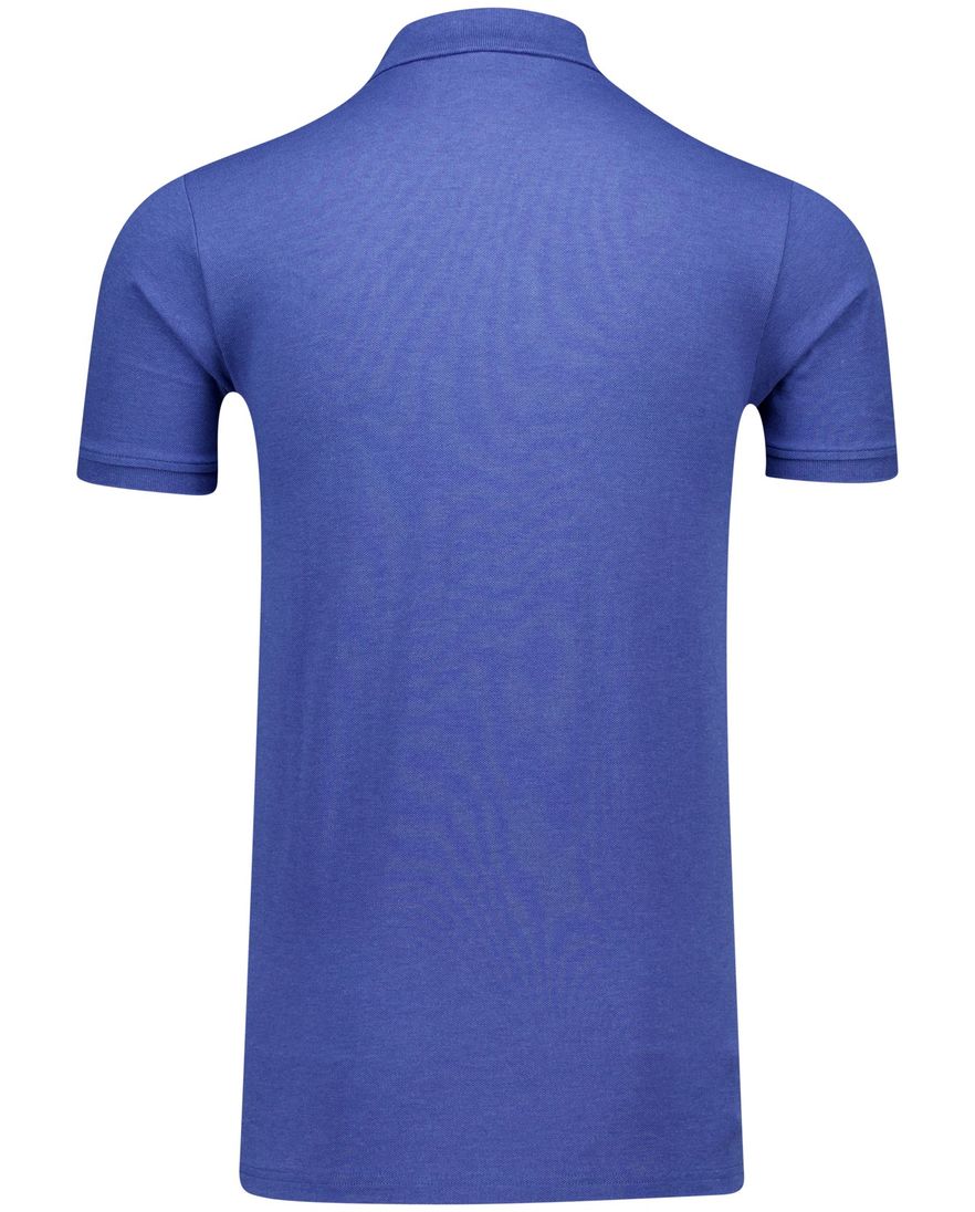 Portofino Fang polo blauw katoen