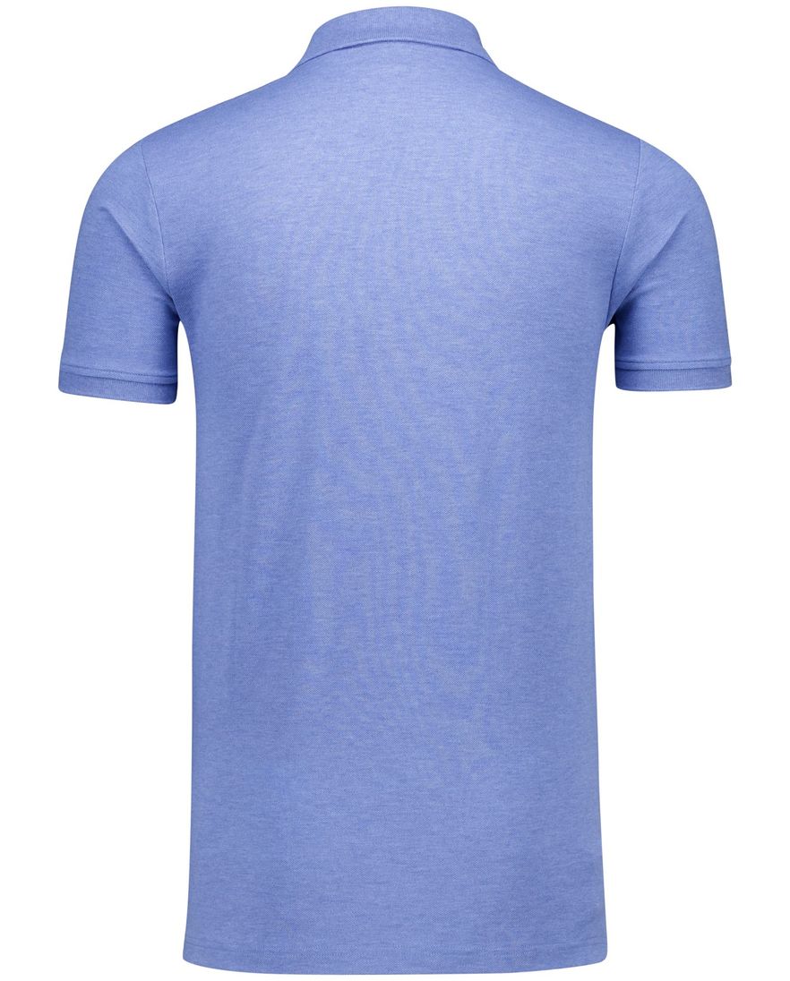 Portofino Fang polo blauw katoen 2-knoops