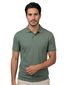 Portofino polo groen pique katoen