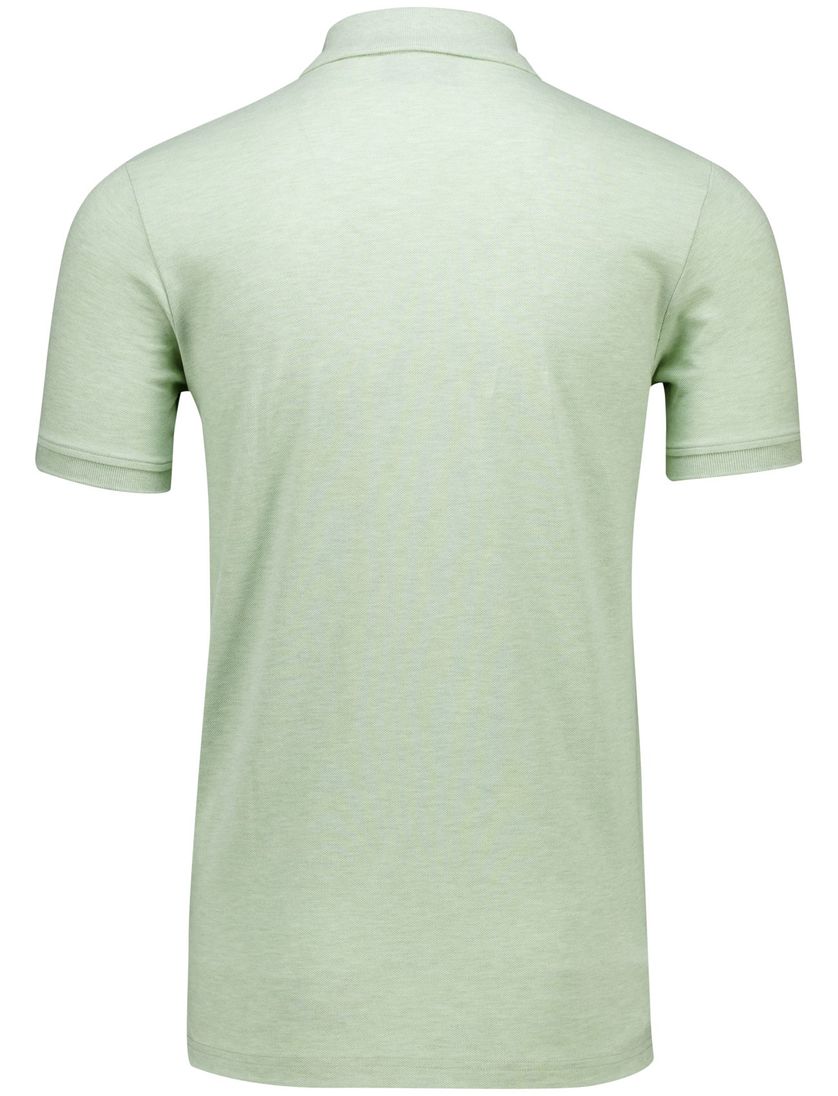 Portofino polo licht groen effen pique katoen