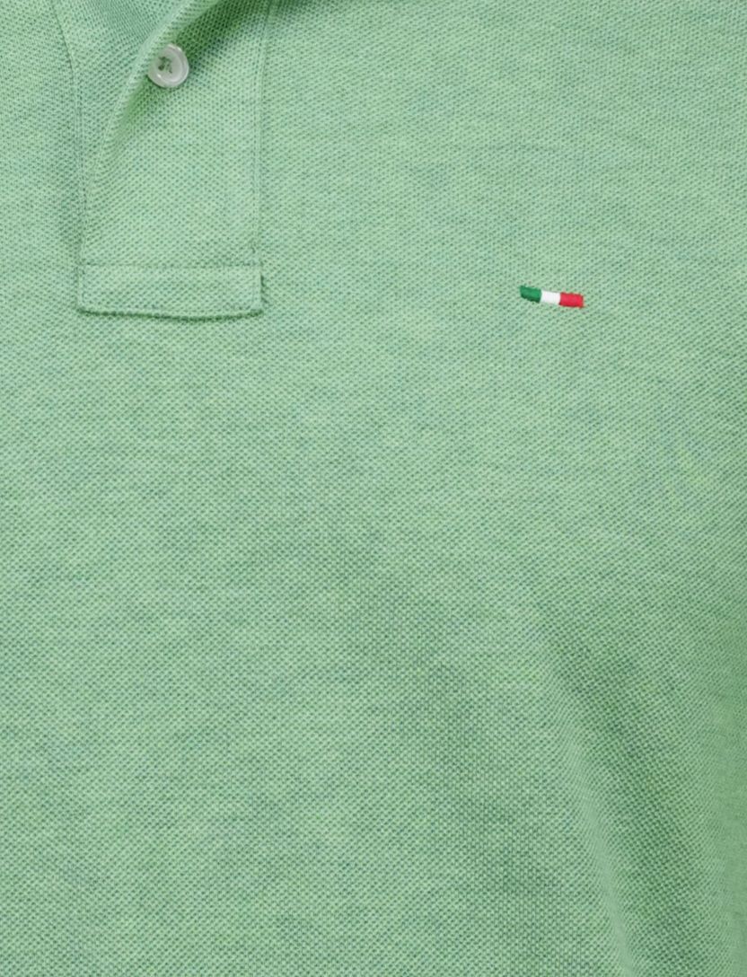 Portofino polo groen gemêleerd katoen