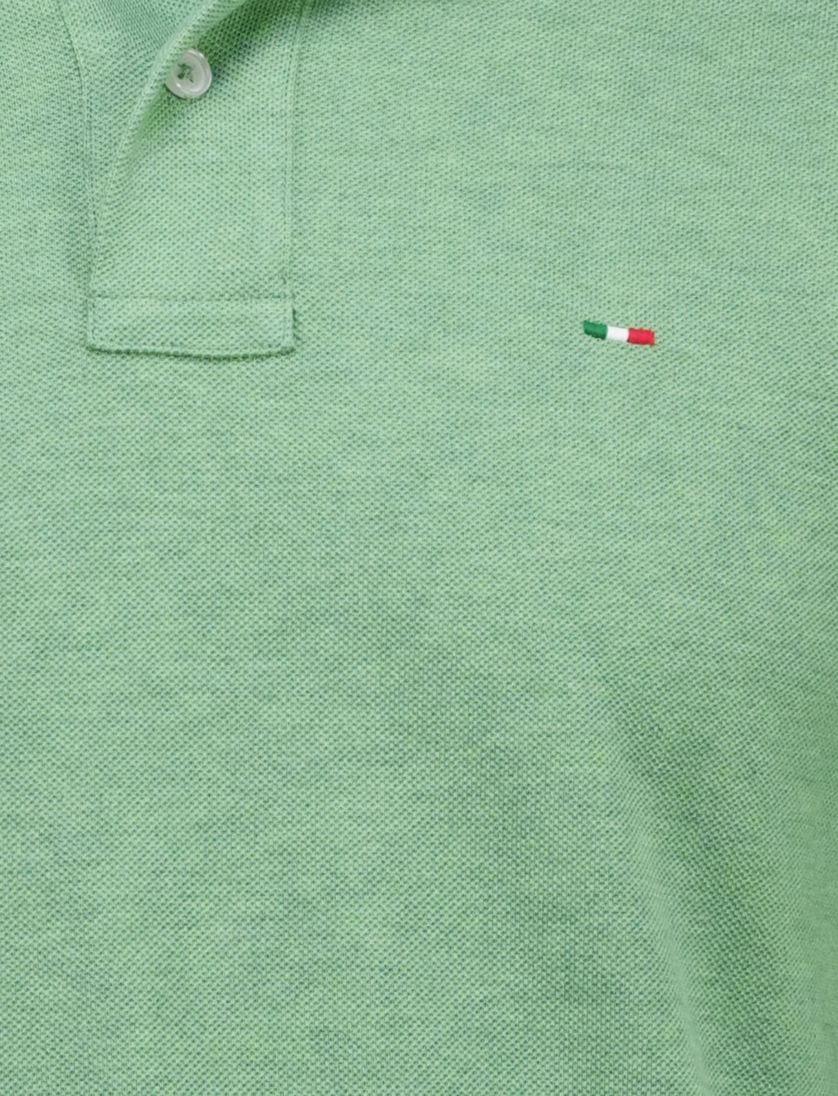 Portofino polo groen gemêleerd katoen
