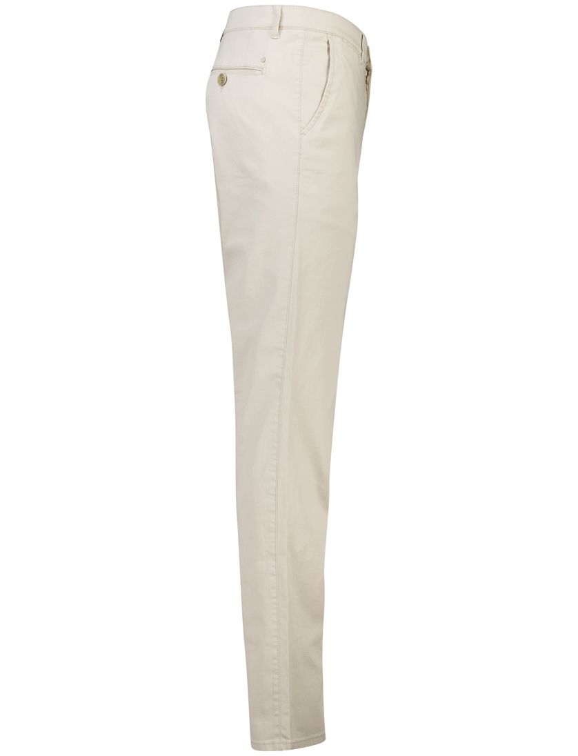 Pantalon Com4 chino beige katoen