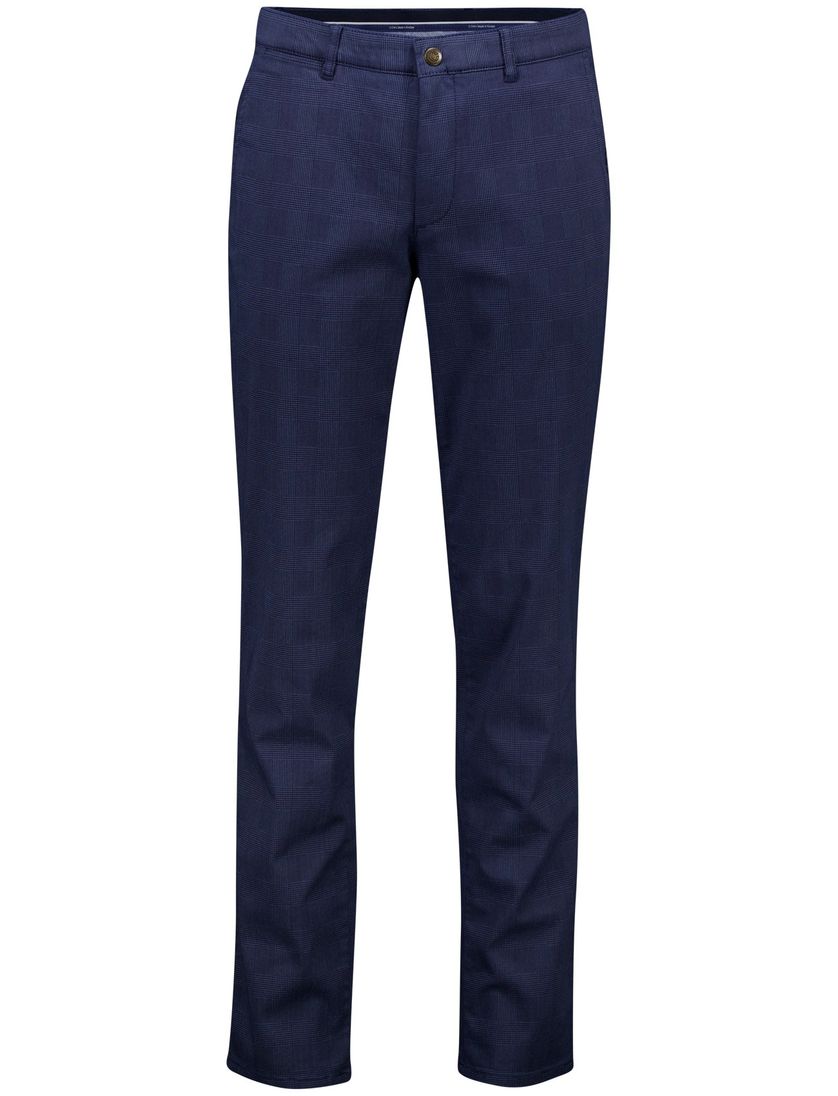 Com4 modern chino collection blauw katoen