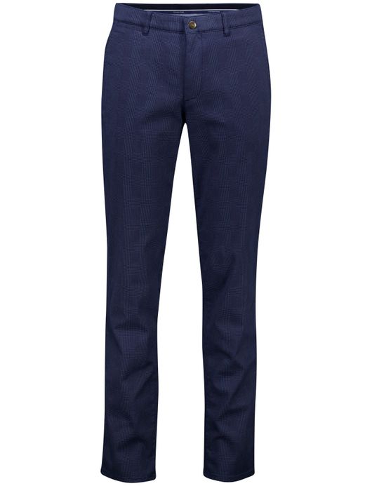 Com4 modern chino collection donkerblauw katoen