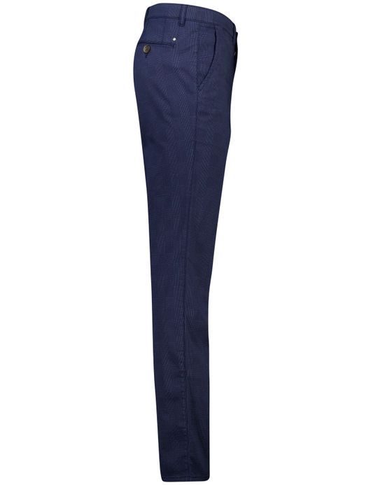 Com4 modern chino collection donkerblauw katoen