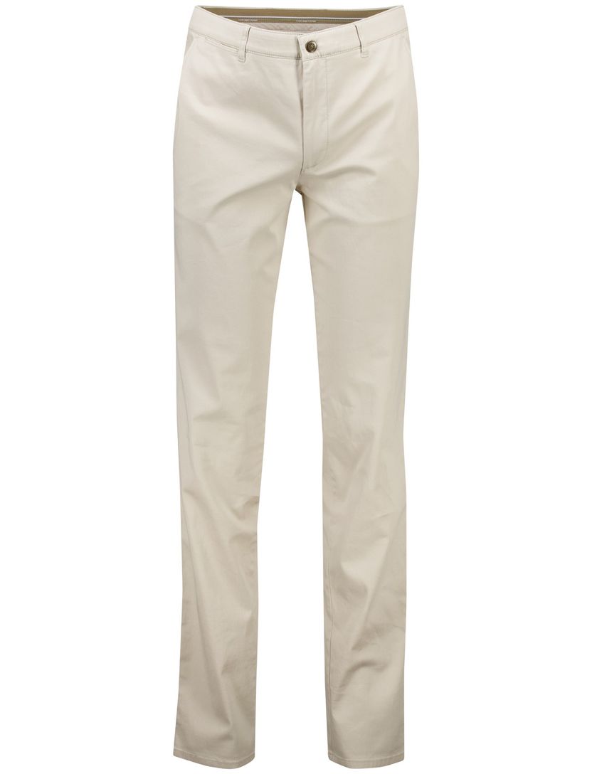 Com4 modern chino collection creme katoen effen