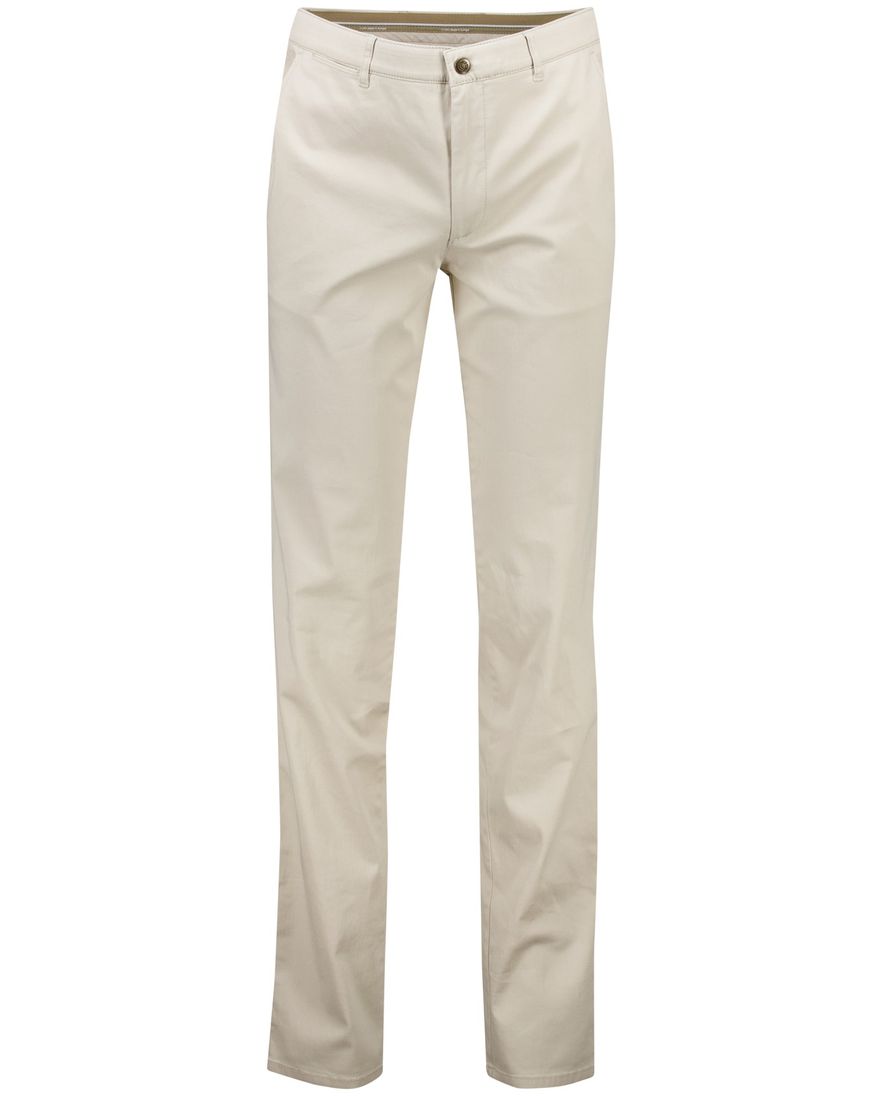 Com4 modern chino collection katoen creme pantalon