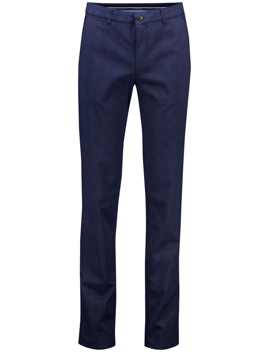 Com4 Modern Chino Collection navy katoen effen