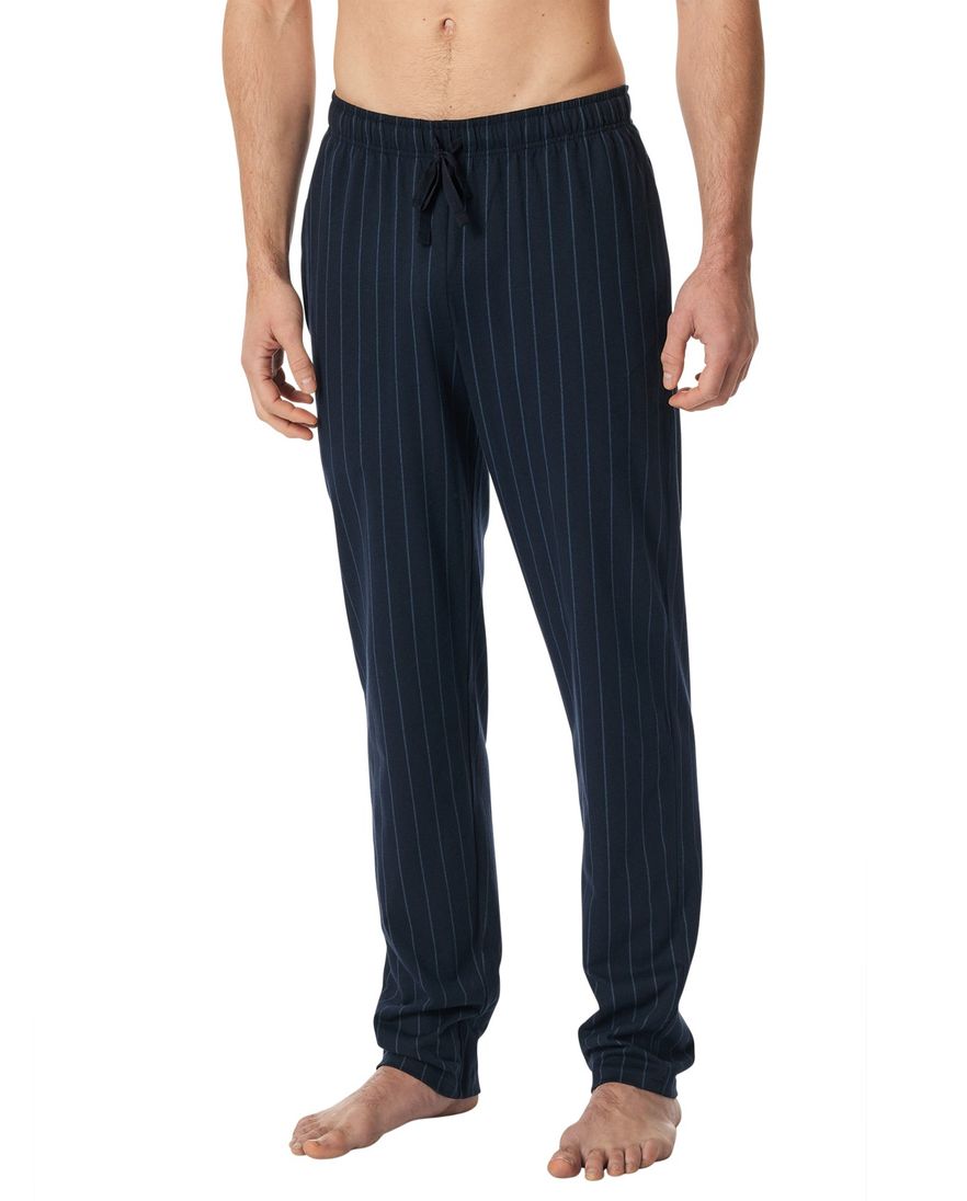 Schiesser pyjamabroek nachtblauw gestreept